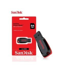 SanDisk 64GB Cruzer Blade USB 2.0 Flash Drive