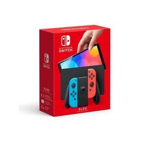 Nintendo Switch Console (OLED Model) - Neon Blue/Neon Red
