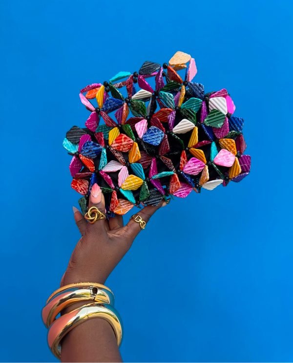 Multicolor Beaded Bag
